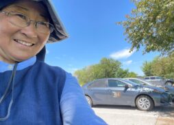 Religious Sister, a Young-at-Heart 70, Camps Out Along Serra Pilgrimage Route to National Eucharistic Congress